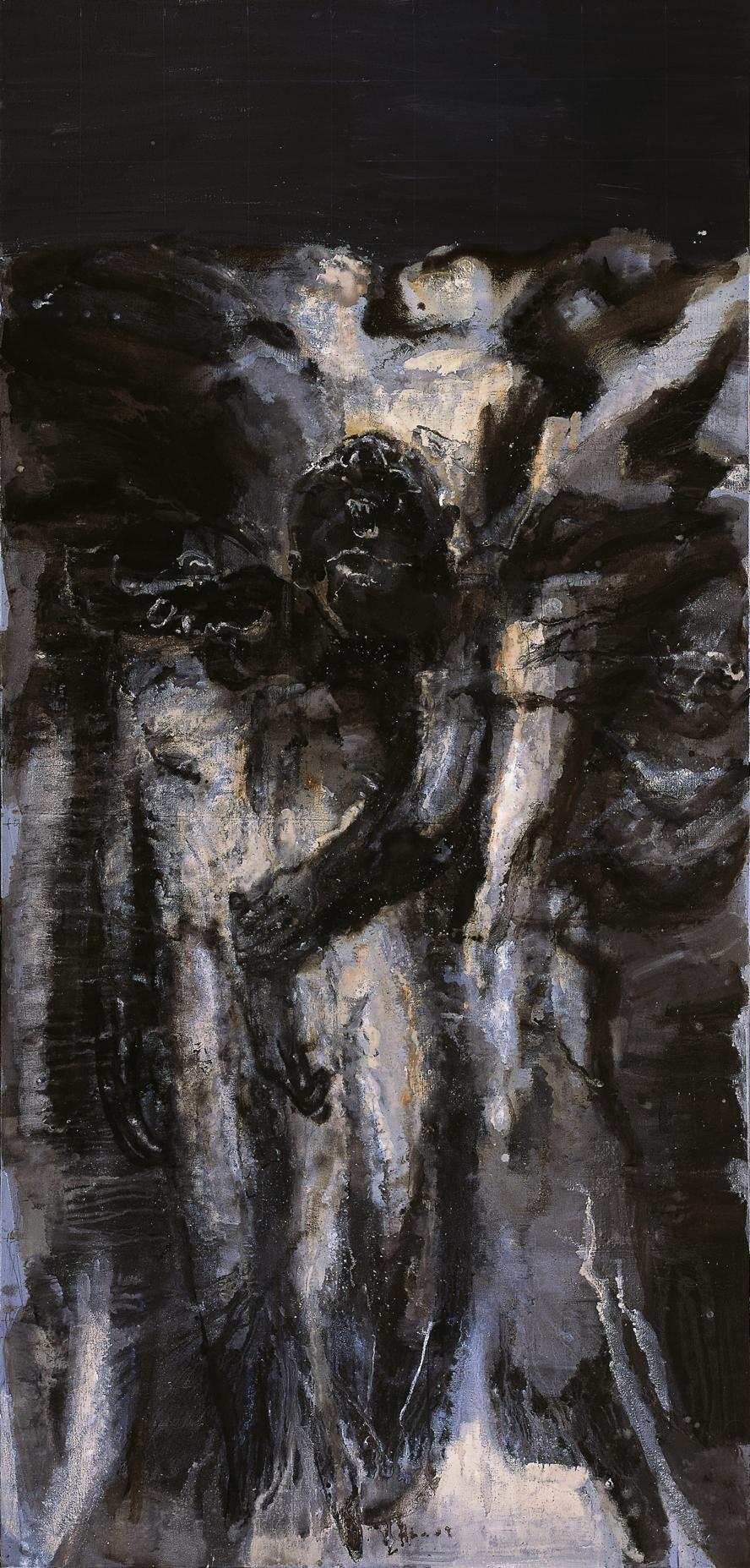 赵峥嵘《简单生活26》 布面油画 180cm×380cm 2010年