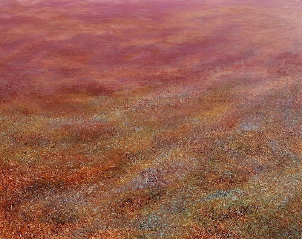 缝隙中的世界 200x250cm布面油彩、丙烯 2012